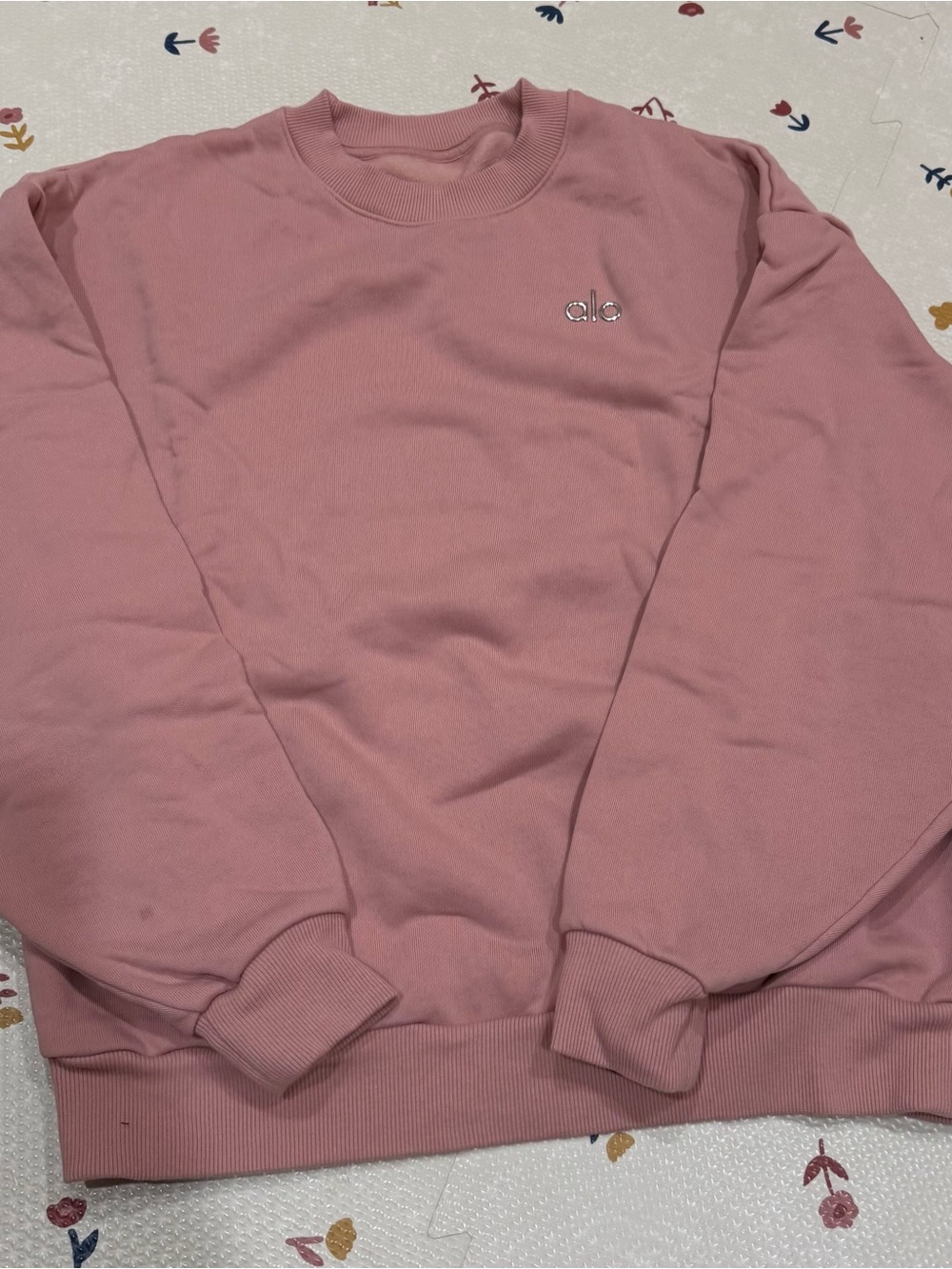 ALO Yoga Women's Crewneck Sweatshirt - Vintage Pink